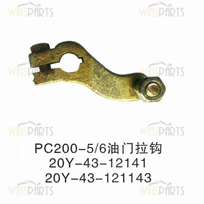 20Y-43-12141 20Y-43-12143 203-43-61120 REGULADOR PALANCA DEL MOTOR del acelerador Komatsu