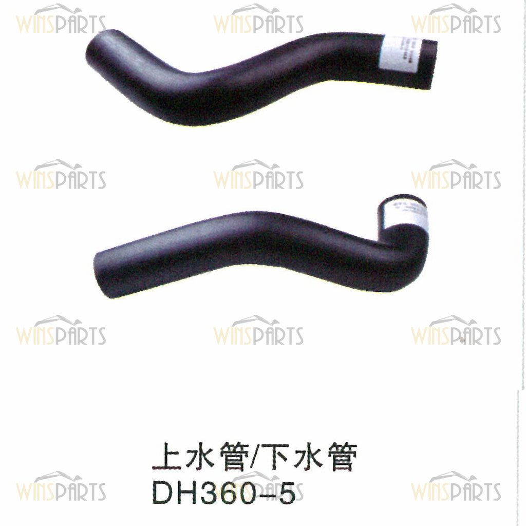 2185Y1707 2875y1740 Water Radiator Hose Doosan Daewoo DH360-5