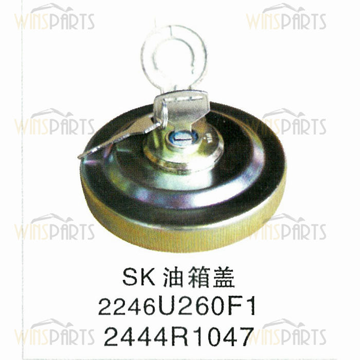 2246U260F1 2444R1047 Tapa del tanque de combustible Kobelco