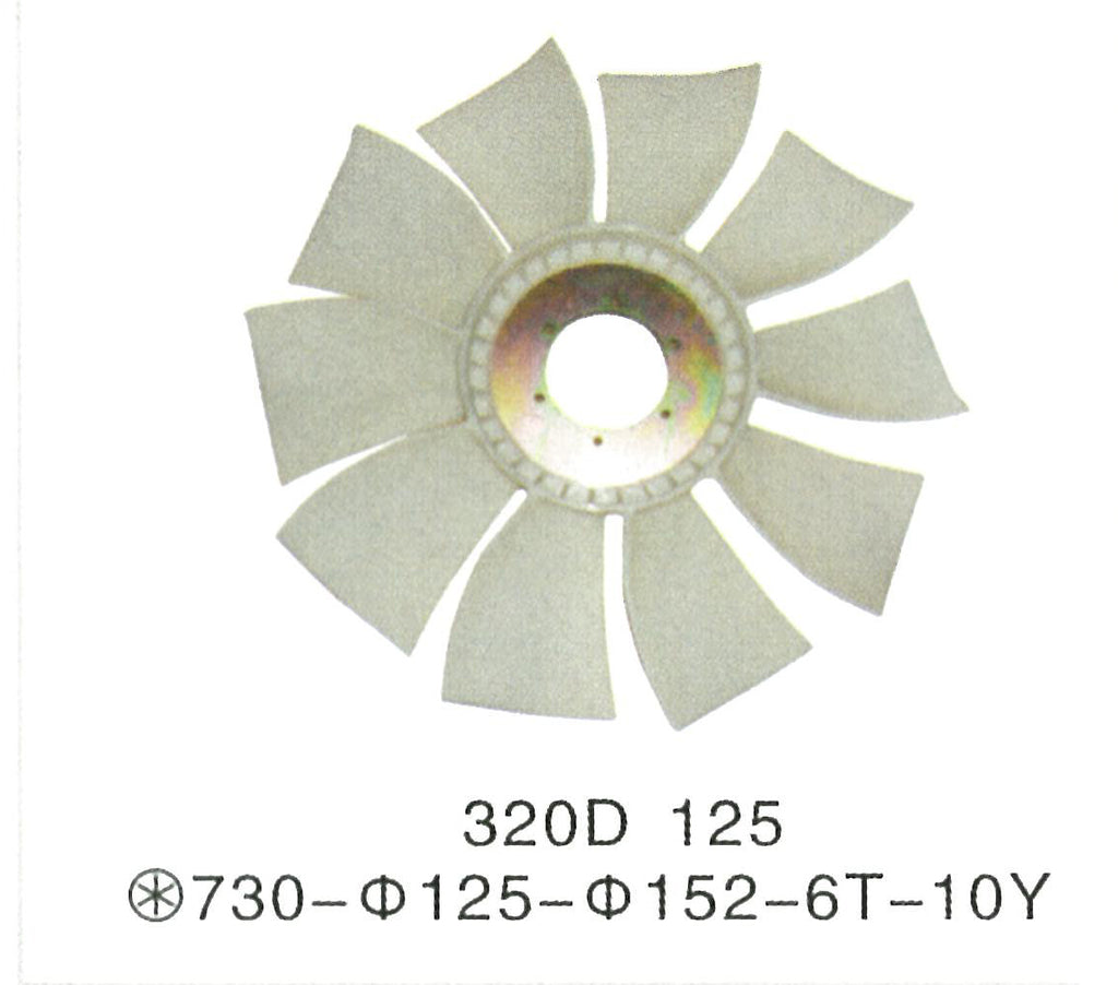 245-9344 245-9343 CAT C6.4 MOTOR Lüfterflügel LÜFTERKÜHLUNG Caterpillar