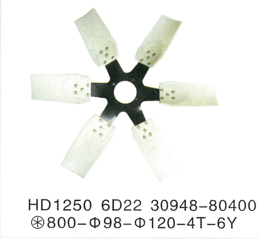30948-80400 Mitsubishi 6D22 MOTOR Lüfterblatt KÜHLGEBLÄSE KATO