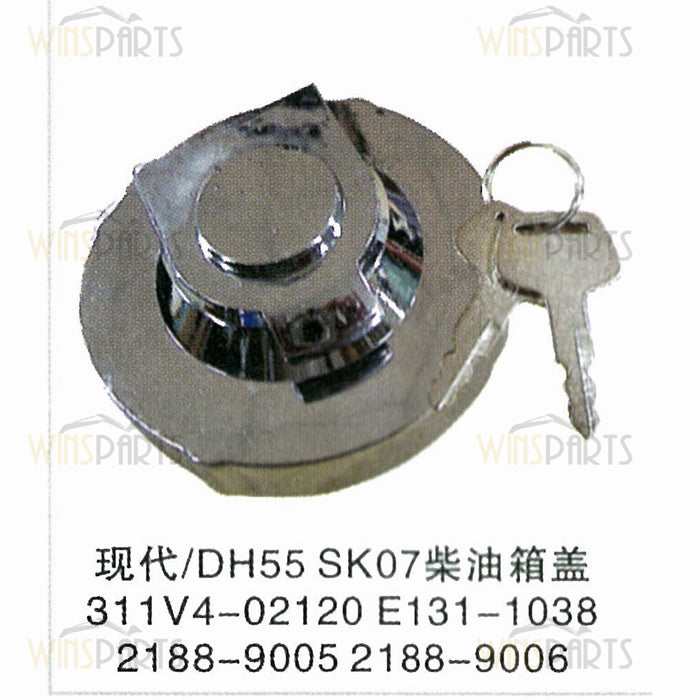 311V4-02120 E131-1038 2188-9005 2188-9006 Tapa del tanque de combustible de Hyundai