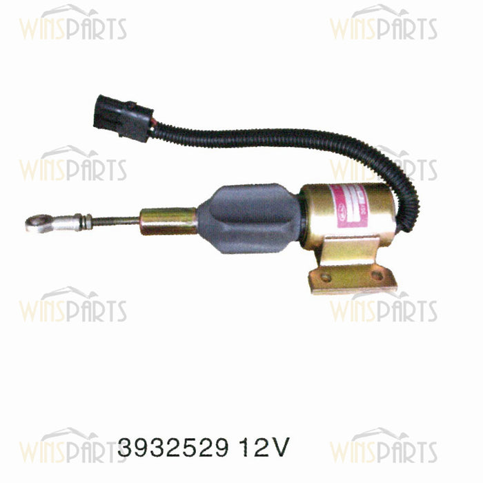 3932529 3930658 SA-4756-12 Válvula solenoide de corte de combustible Cummins de 12 V