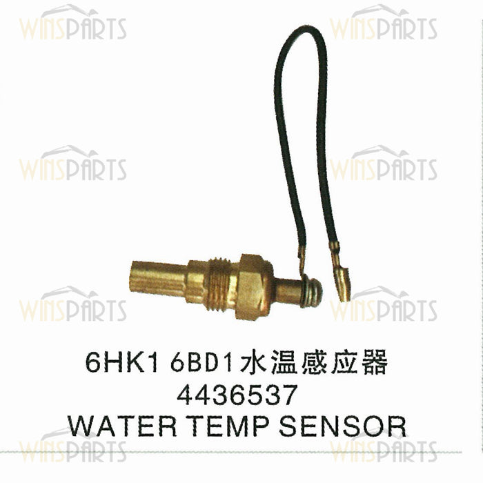 4436537 ISUZU 6HK1 6BD1 SENSOR de temperatura del agua TERMO Hitachi