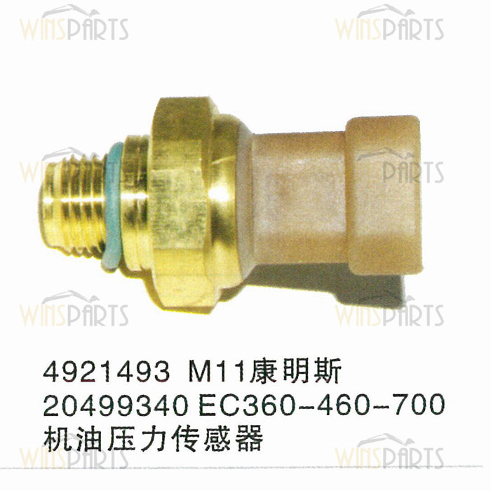 4921493 3330141 Interruptor del sensor de presión de aceite del motor Cummins M11