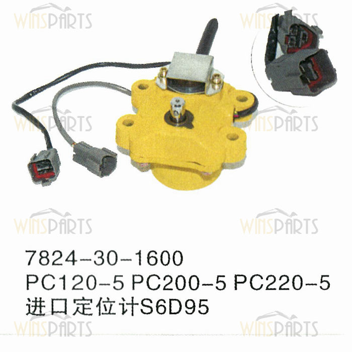 7824-30-1600 7824301600 S6D95 CONJUNTO DE MOTOR GOBERNADOR Eléctrico KOMATSU