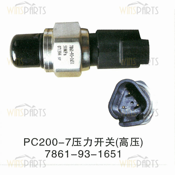 7861-93-1651 7861931651 High Main Pump SWITCH PRESSURE Sensor KOMATSU