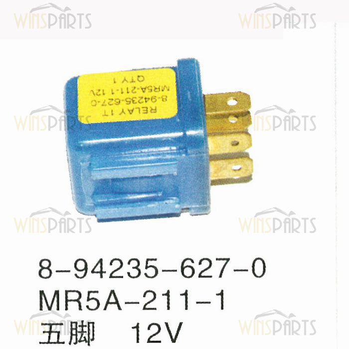 8-94235627-0 8942356270 8-94235-627-0 MR5A-211-1 ISUZU 12V Sicherungsrelais