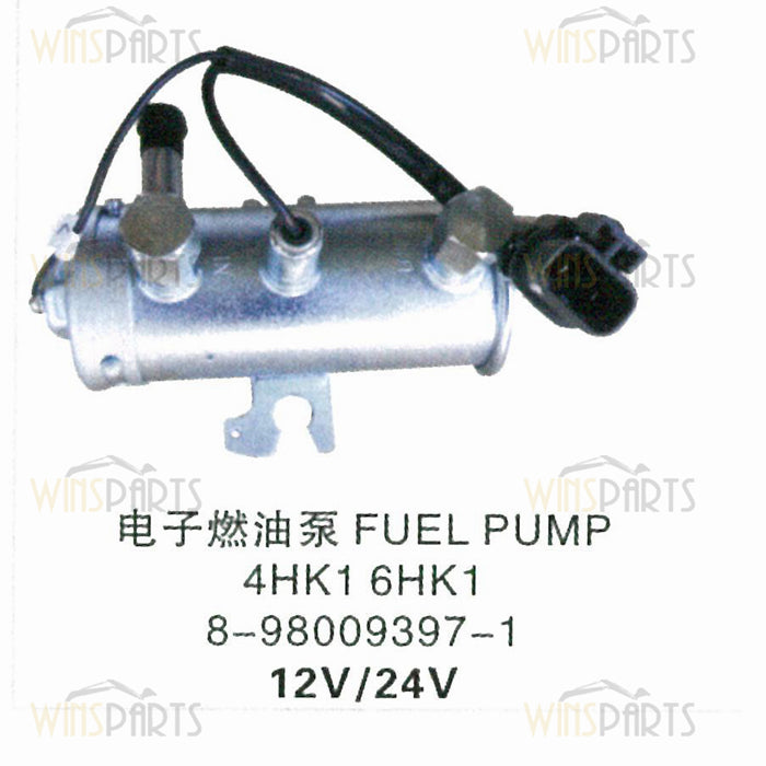 8-98009397-1 4645227 Bomba de alimentación de combustible eléctrica del motor ISUZU