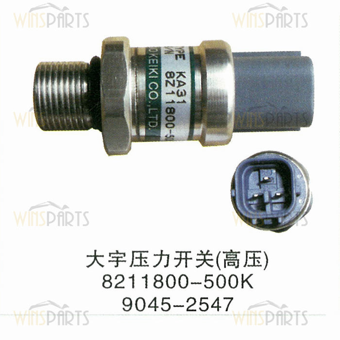 8211800-500K 2547-9045 Hochdrucksensor Schalter Doosan Daewoo