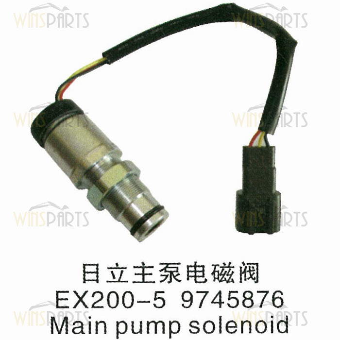 9745876 4367899 Magnetventil für Haupthydraulikpumpe SENSOR
