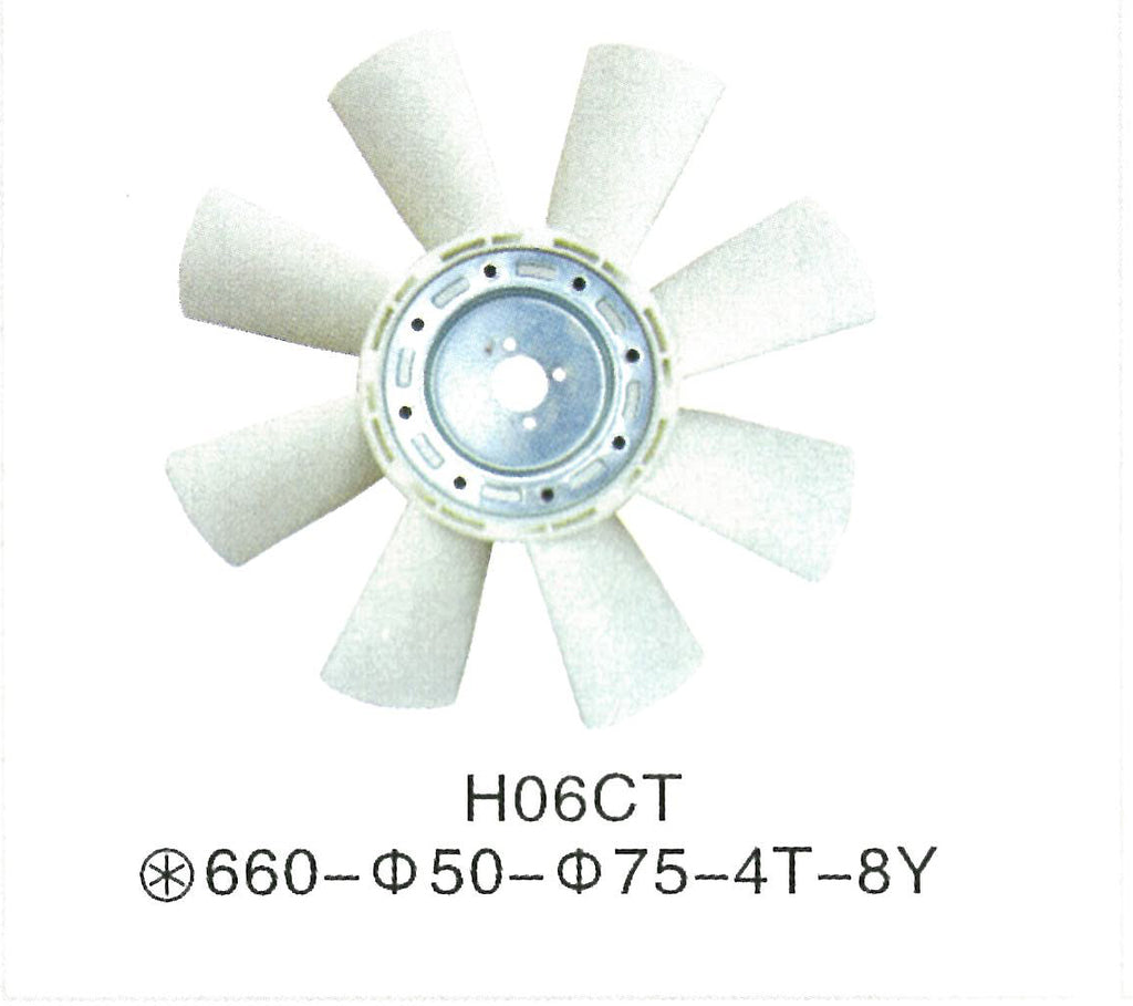 MOTOR HINO H06CT H07CT Aspa del ventilador ENFRIAMIENTO DEL VENTILADOR Hitachi
