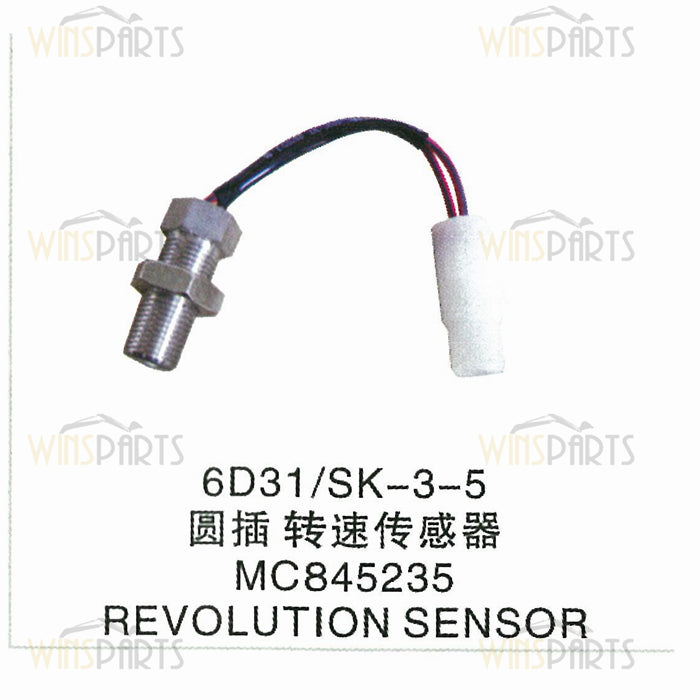 MC845235 MITSUBISHI DIESELMOTOR 4D31 6D15 6D16 6D22 6D31 Drehzahl Drehzahlsensor