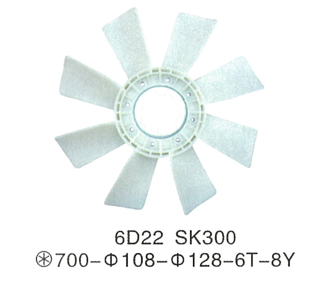 ME065378 Mitsubishi 6D22 6D22-TC MOTOR Lüfterflügel KÜHLLÜFTER Kobelco
