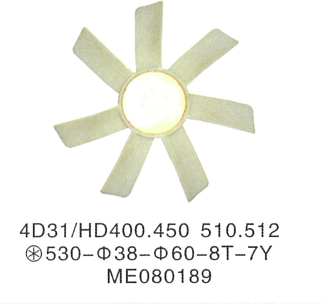 ME080189 Mitsubishi 4D31 ENGINE Fan Blade FAN COOLING For KATO HD400 ...