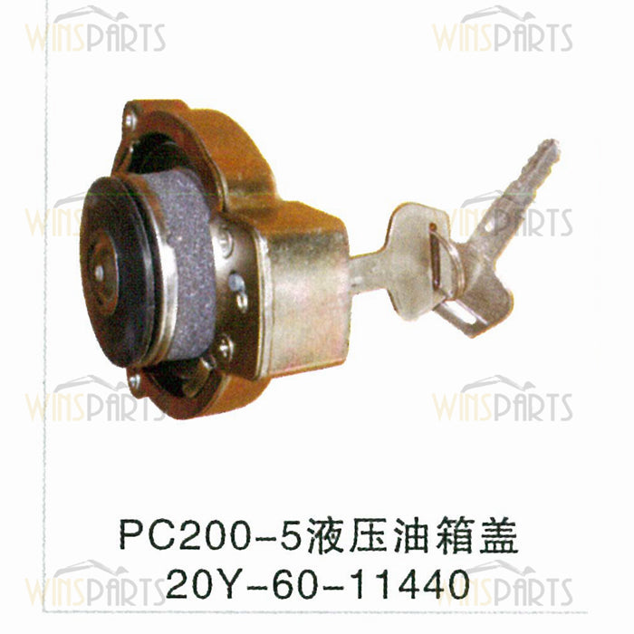 20Y-60-11440 17A-60-11310 Tapa del tanque de aceite Komatsu