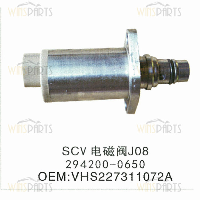 VHS227311072 294200-0650 J08E J05E SCV Regelventil HINO