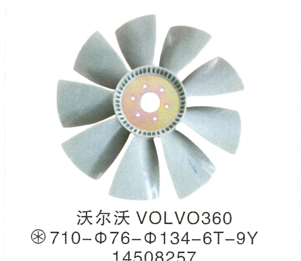 VOE14508257 VOE 14508257 D12D MOTOR Aspas VENTILADOR DE REFRIGERACIÓN Volvo