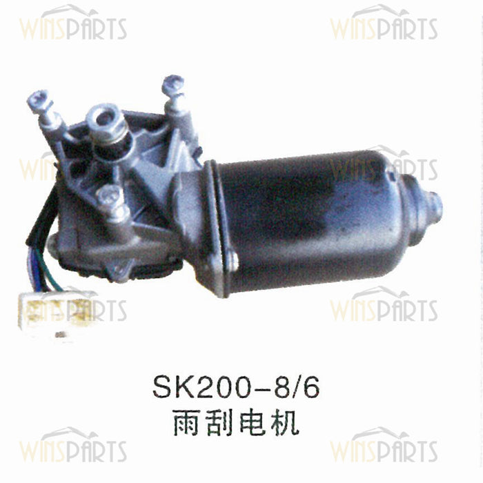YN53C00004P1 MOTOR DE CABINA LIMPIAPARABRISAS CON ESCOBILLA PARA BRAZO PARA Kobelco SK70SR SK200-6